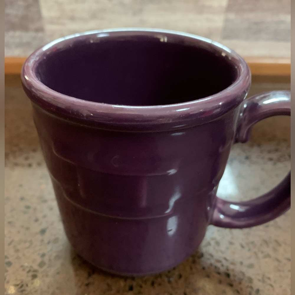 Eggplant coffee mug